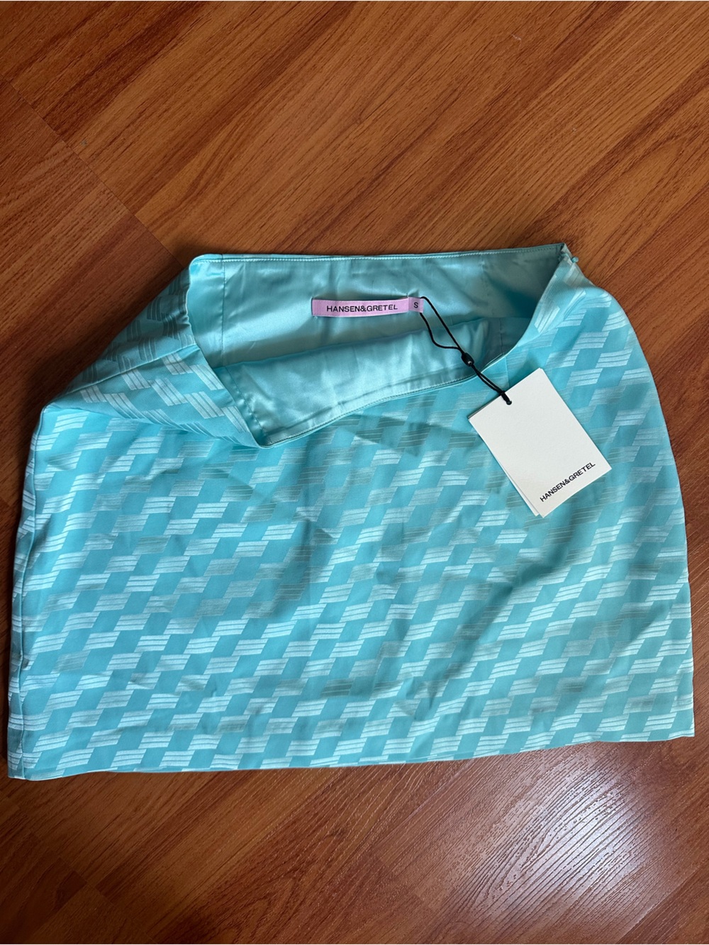 Hansen & Gretel Aqua Mini Skirt